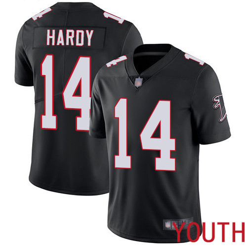 Atlanta Falcons Limited Black Youth Justin Hardy Alternate Jersey NFL Football #14 Vapor Untouchable